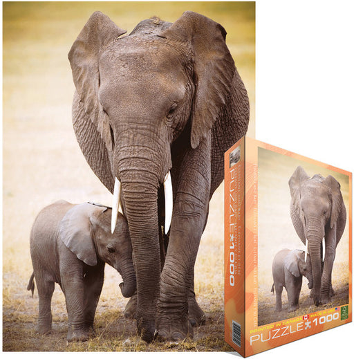 Jigsaw Puzzle 1000 Pieces, Elephant And Baby