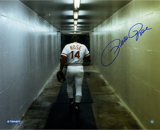 Pete Rose Walking Down Tunnel 16x20 Photograph