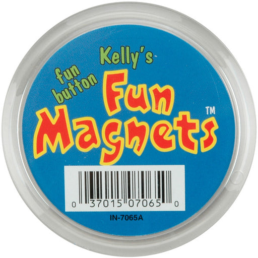 Clear Plastic Fun Button Magnet - 2.25"