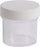 Basic Necessities 1 Ounce Jar With Cap, 6-Pack