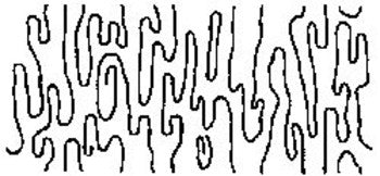 Quilt Stencils-Repeating Water Pattern 8"X18"