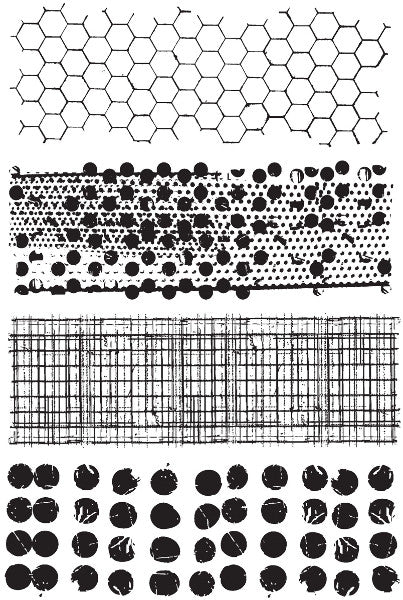 Tim Holtz Cling Rubber Stamp Set, Mixed Media