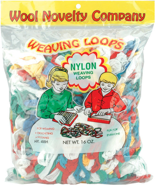 Nylon Weaving Loops Multi Colors - 16 oz.