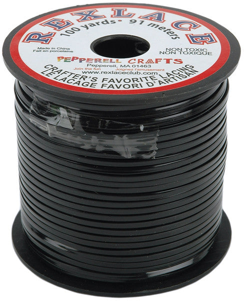 Black Plastic Lacing Spool - 100 Yards