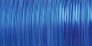 Clear Blue Plastic Lacing Spool - 100 Yards