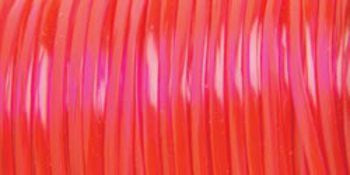 Clear Red Plastic Lacing Spool - 100 Yards