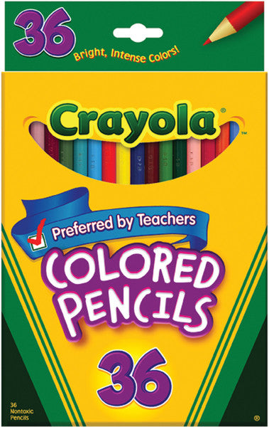 Crayola Colored Pencils-36/Pkg Long