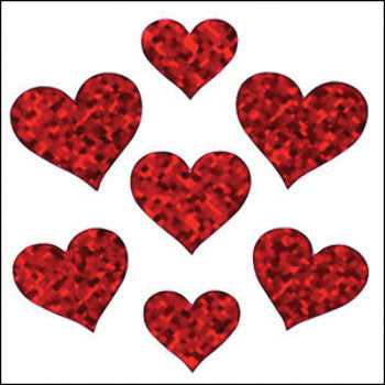 Sandylion Classpak Stickers, Heart Red