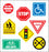 Sandylion Classpak Stickers, Traffic Signs