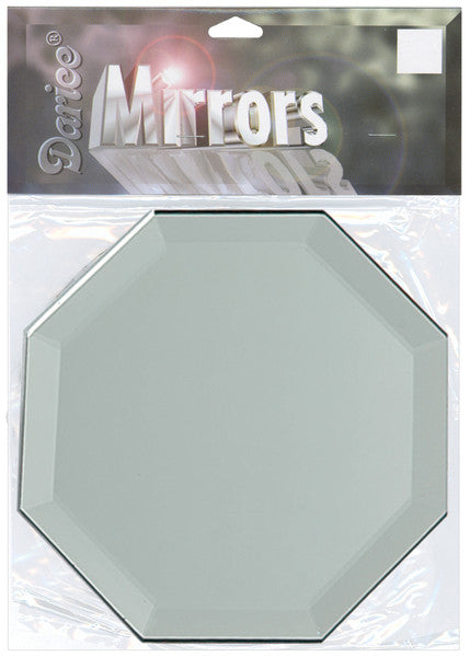 Octagon Glass Mirror with Bevel Edge - 5"