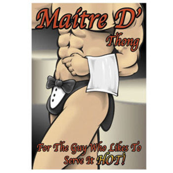 Male Power: Maitre D Thong