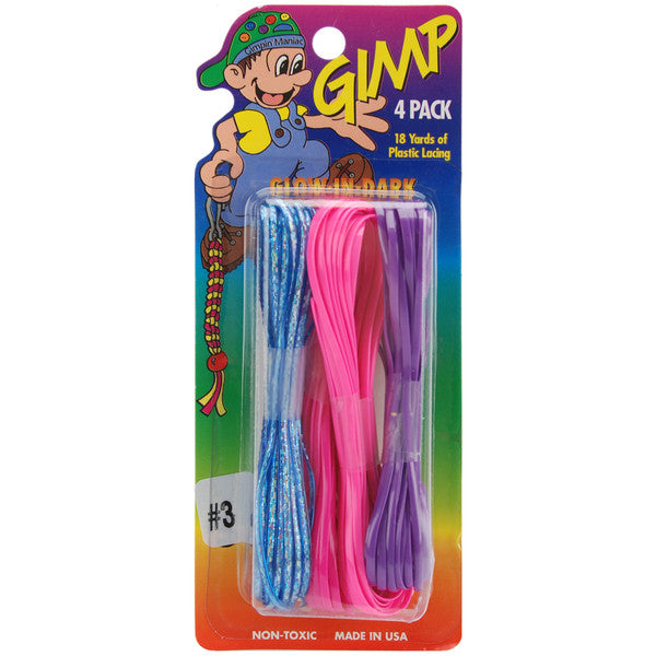 Gimp Plastic Lacing - 4 Ct