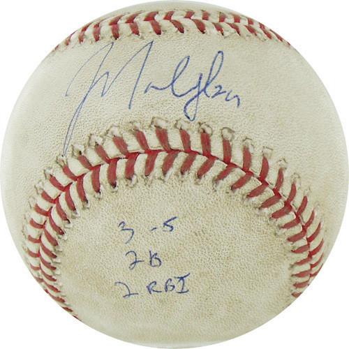 Marlon Byrd Signed Astros at Cubs 4-18-2010 Game Used Baseball w/ "3-5  2B  2 RBI" Insc. (MLB Auth)