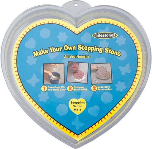 Milestones Stepping Stone Heart Mold - 12"