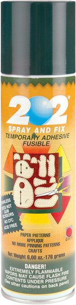 202 Spray & Fix Temporary Fusible Adhesive-8.5 Oun