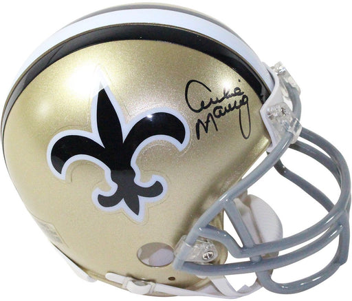 Archie Manning Signed New Orleans Saints Throwback Mini Helmet