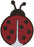 Patches For Everyone Iron-On Appliques-Ladybug 1/P