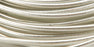 Icy Silver Plastic Coated 18 Gauge Wire - 9 Feet