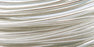 Icy Silver Plastic Coated 22 Gauge Wire - 15 Feet