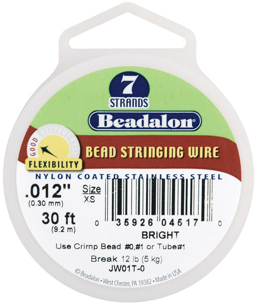 Bright 7 Strand Stringing Wire - 0.012"