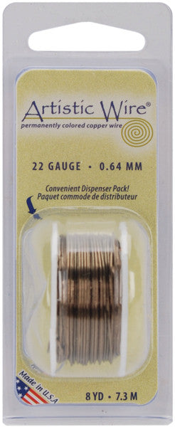 Gun Metal 22 Gauge Wire - 8 Yards