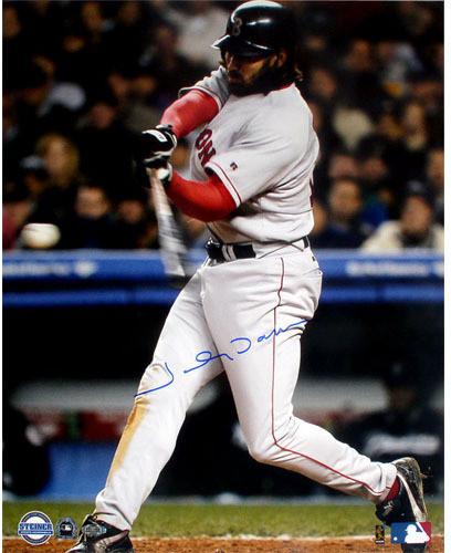 Johnny Damon 2004 ALCS Game 7 2nd HR 16x20 Photograph