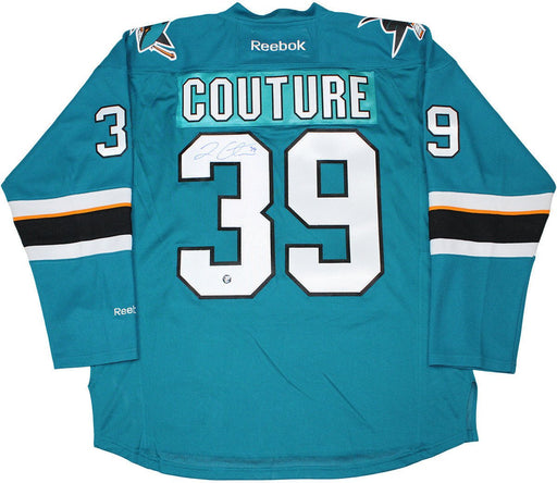 Logan Couture Signed San Jose Sharks Replica Jersey (Frozen Pond Auth)