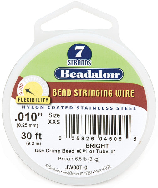 Bright 7 Strand Stringing Wire - 0.010"