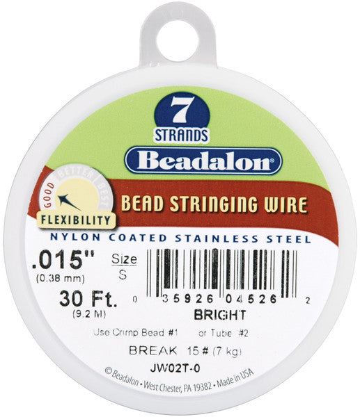 Bright 7 Strand Stringing Wire - 0.015"