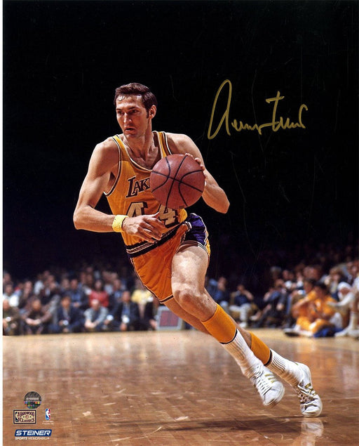 Jerry West Signed  Los Angeles Lakers 1970 Finals 8x10 Photo