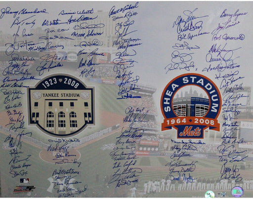 New York Mets/New York Yankees Multi Signed Farewell 16x20 Photo (MLB Holo/MC Holo)