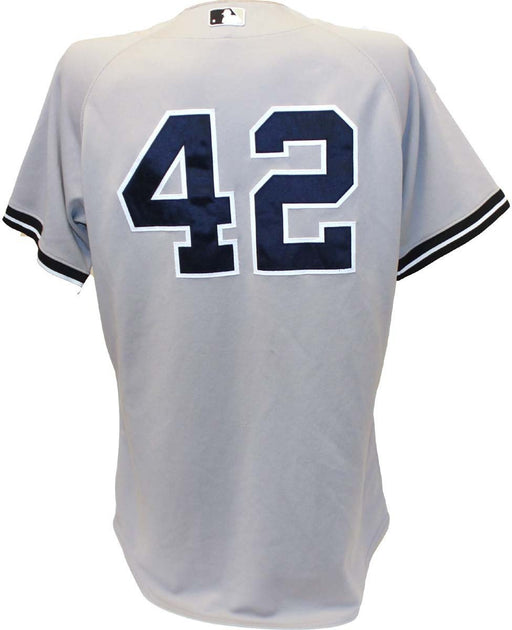 Mariano Rivera Jersey -  NY Yankees 2011 Game Worn #42 Grey Jersey (46) (FJ616847)