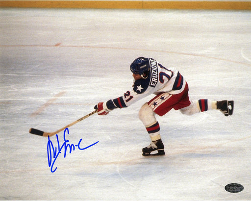 Mike Eruzione Signed Team USA 8x10 Photo ( SchwartzSports Auth)