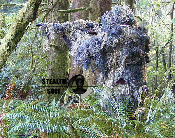 Paintball Sniper 4-Piece Woodland Ghillie Suit - ML