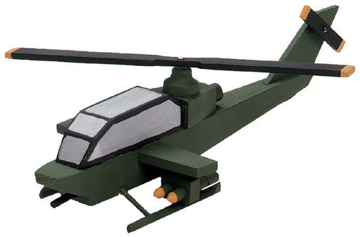 Wood Model Kit - Attack Helicopter