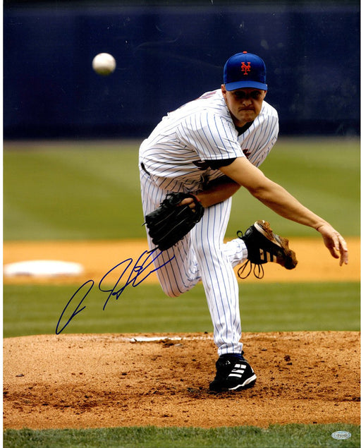 Aaron Heilman NY Mets Pitching Straight on Vertical 16x20