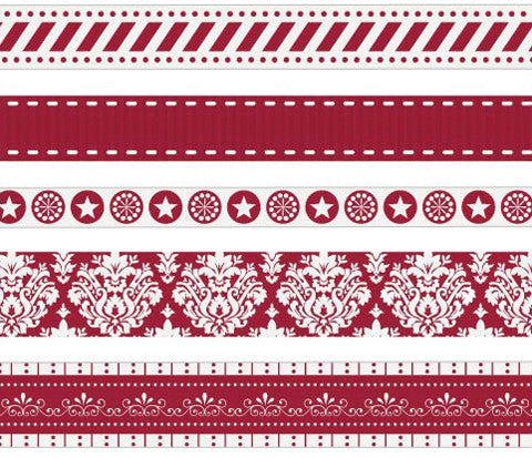 Christmas Ribbonz-Candy Cane - 5 Designs