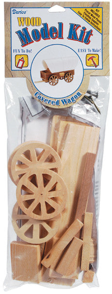 Wood Model Kit - Covered Wagon