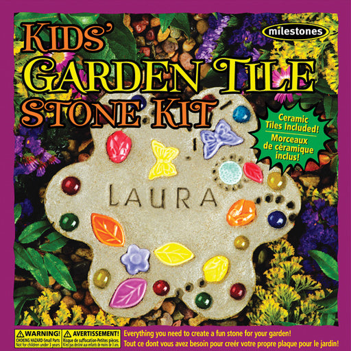 Milestones Kids Garden Tile Stone Kit