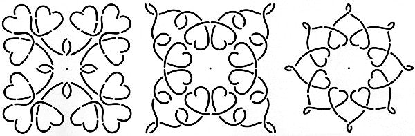 Quilt Stencils By Barbara Chainey-5" C. L. Loopy H