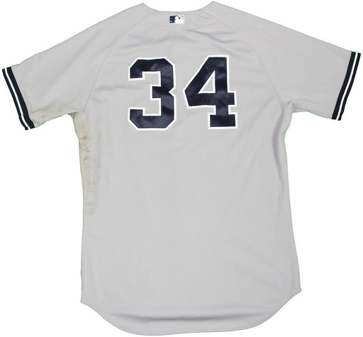 Brian McCann Jersey - NY Yankees 2015 Game Used #34 Grey Jersey 5/6/2015(HZ764719)(0000005432)