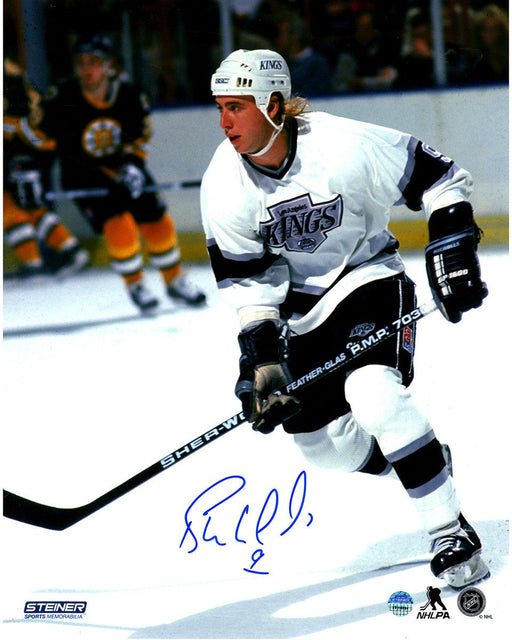 Bernie Nicholls Signed LA Kings 8x10 Photo