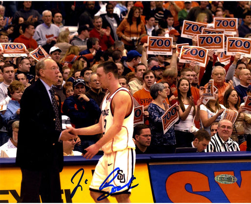 Jim Boeheim w/ Gerry Mcnamara Signed Horizontal 8x10 Photo