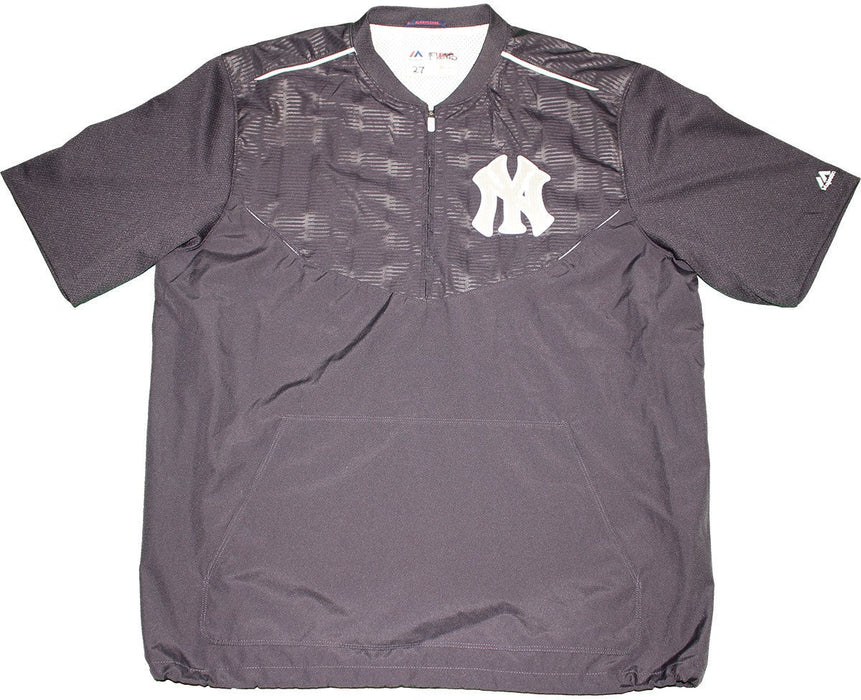 Ramon Flores  BP Pullover - NY Yankees 2015 Team Issued #27 BP Pullover (10/21/2015) (JB095314)