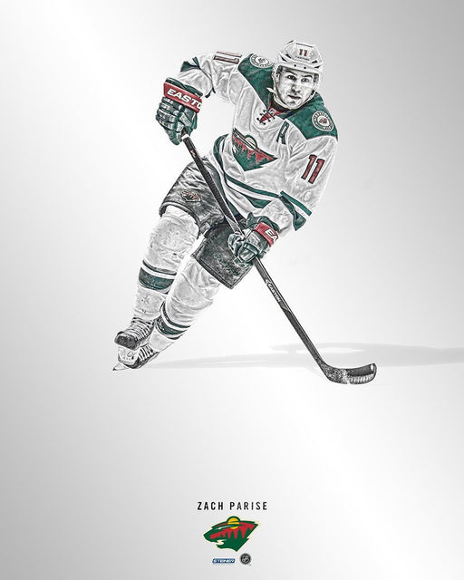 Zach Parise Steiner Platimun Collection 16x20 Photo