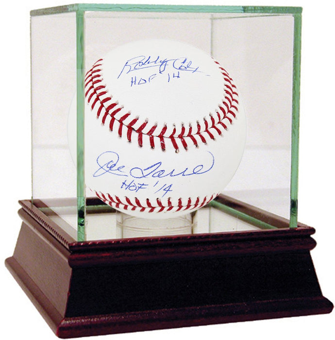 Bobby Cox/Joe Torre Dual Signed and Inscribed MLB Baseball (MLB Auth)