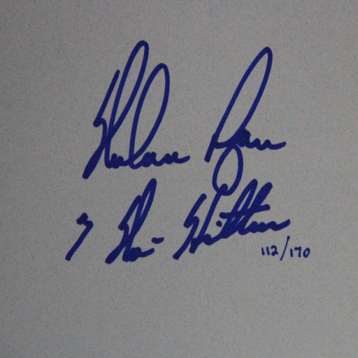 Nolan Ryan 7 No Hitters Cut Signature