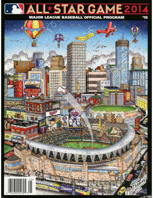 Charles Fazzino art version 2014 Official All-Star Game Program