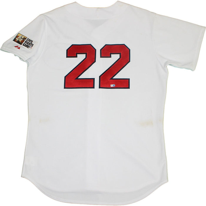 Billy Hatcher #22 Cincinnati Reds 2010 Civil Rights Game Used Jersey (LH955400)