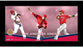 Los Angeles Angels Players Composition Graphic 10x20 Framed Collage w/ Game Used Dirt from Angel Stadium of Anaheim